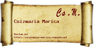 Csizmazia Marica névjegykártya